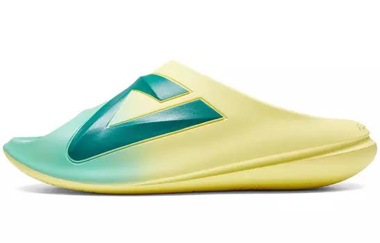 Статистика Сандалии Шлепанцы мужские Бальзам-зеленый/кислотно-зеленый Peak