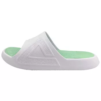 Статистика Сандалии Шлепанцы Мужские Белые/зеленые/желтые Peak