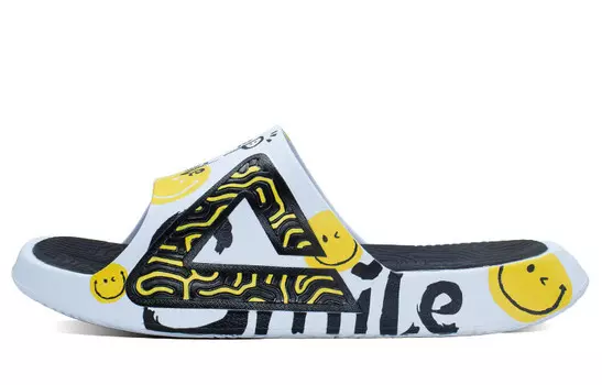 Статистика Сандалии Шлепанцы Мужские Белые/Желтые Peak