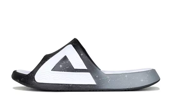 Статистика Сандалии Шлепанцы Мужские Черный/белый/серый Peak