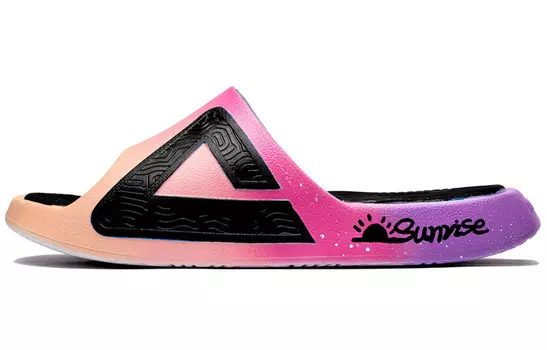 Статистика Сандалии Шлепанцы Мужские Фиолетовый/черный Peak