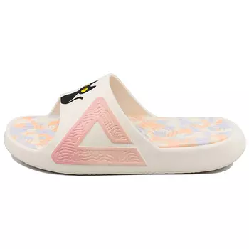 Статистика Сандалии Шлепанцы Мужские Розовые/Черные/Желтые Peak