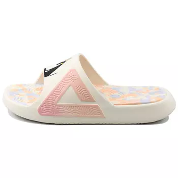 Статистика Сандалии Шлепанцы Мужские Розовые/Черные/Желтые Peak