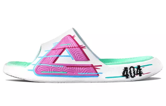 Статистика Сандалии Шлепанцы Мужские Розовый/Белый/Синий/Зеленый/Красный/Черный Peak