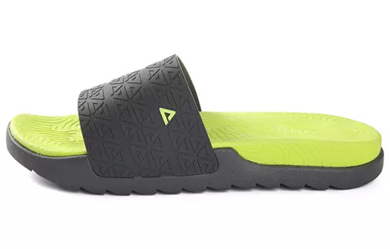 Статистика Сандалии Шлепанцы Мужские Серые/Желтые Peak