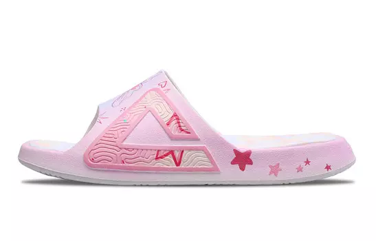 Статистика Сандалии Шлепанцы Женские Белые Peak