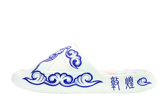 Статистика Сандалии Шлепанцы Женские Белые Peak