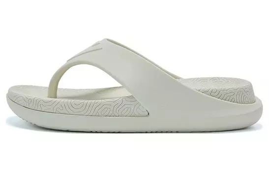 Статистика Сандалии Шлепанцы Женские Холщовые Белые Peak