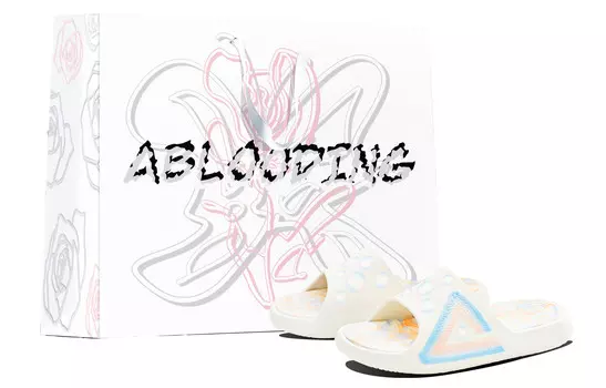 Статистика Сандалии Шлепанцы Женские Холщовые Белые Peak