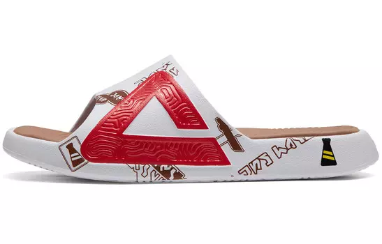 Статистика Сандалии Шлепанцы женские Off-white Кофе Peak