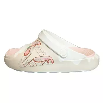 Статистика Сандалии Шлепанцы женские Off-white/пудровый Peak