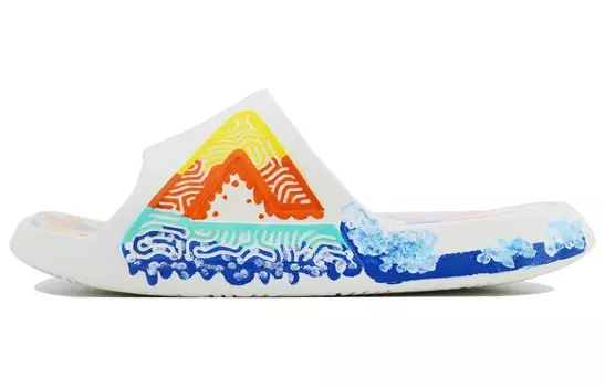 Статистика Сандалии Шлепанцы женские Желтые/оранжевые Peak