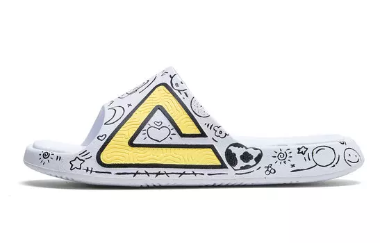 Статистика Сандалии Шлепанцы женские Желтый/Розовый Peak