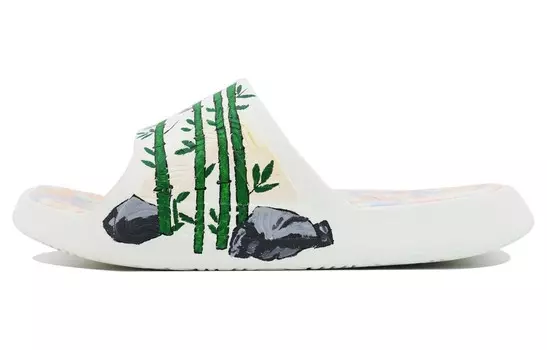 Статистика Сандалии Шлепанцы женские Желтый/зеленый Peak