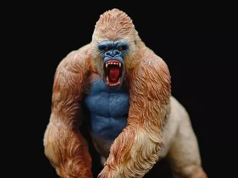 Статуэтка Alpha Male Mountain Gorilla "Gorilla Z" 1/11 Scale BBTS Exclusive Limited Edition Replica Rebor