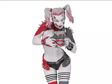 Статуэтка DC Comics Red White & Black Metal Harley Quinn Limited Edition Statue (Greg Horn) DC DIRECT