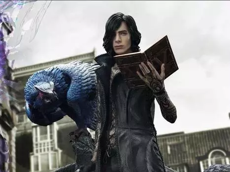 Статуэтка Devil May Cry 5 Ultimate Premium Masterline V, The Mysterious One 1/4 Scale Statue Prime 1 Studio