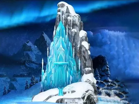 Статуэтка Disney 100 Years of Wonder Master Craft MC-064 Elsa's Ice Palace Limited Edition Statue Beast Kingdom