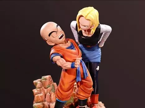 Статуэтка Dragon Ball Z Krillin & Android 18 1/4 Scale Limited Edition Statue Soul Wing