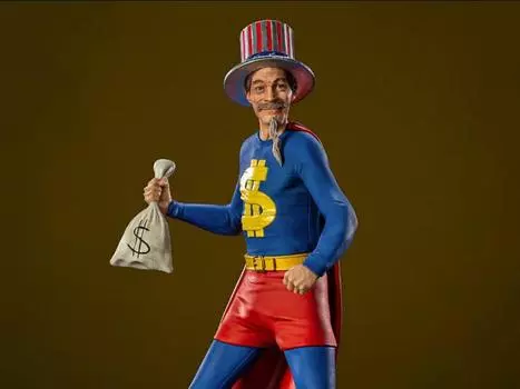 Статуэтка El Chapulin Colorado Super Sam 1/10 Art Scale Limited Edition Statue Iron Studios