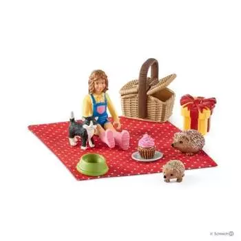 Статуэтка Schleich, Набор для пикника на день рождения