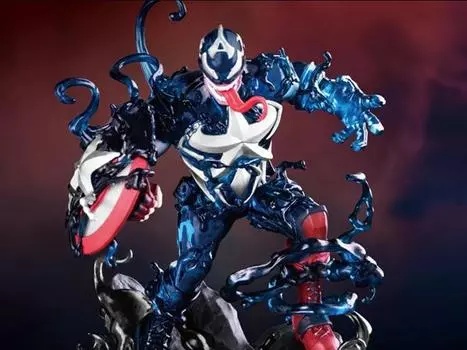 Статуэтка Spider-Man: Maximum Venom D-Stage DS-065SP Captain America (Special Edition) Beast Kingdom