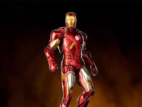 Статуэтка The Infinity Saga Battle Diorama Series Iron Man Mark VII (Battle of New York) 1/10 Art Scale Limited Edition Statue Iron Studios