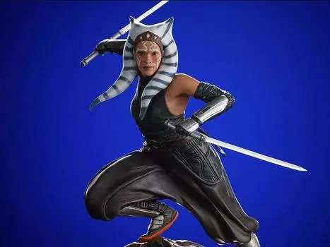 Статуэтка The Mandalorian Battle Diorama Series Ahsoka Tano 1/10 Art Scale Limited Edition Statue Iron Studios