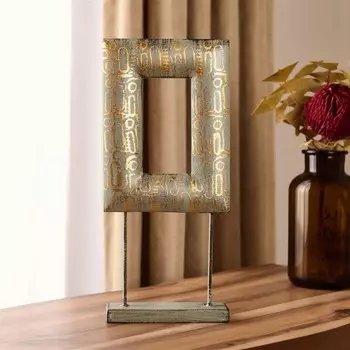 Статуэтка в антикварной рамке Evidea Deco - Зеленый - 35x15x5 см