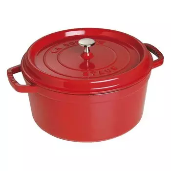 STAUB Кокот 28см вишнево-красный