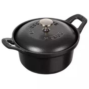 Staub Круглая кокетка Стауба, черный