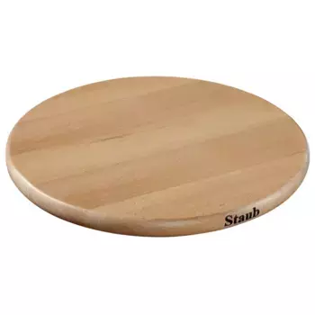 Staub круглая магнитная подставка, натуральное дерево