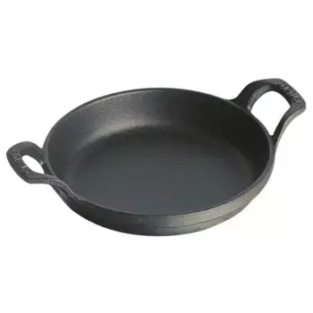 Staub мини-круглая тарелка, черный