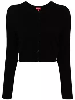 STAUD кашемировый кардиган на пуговицах, черный