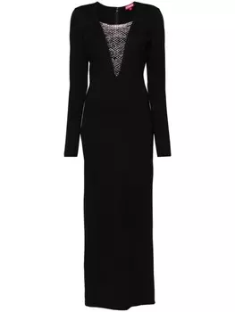 STAUD платье макси Крис, черный