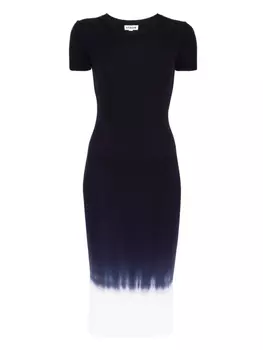 STAUD платье миди Colleen, синий