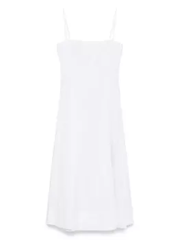 STAUD платье миди Wylie, белый