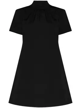STAUD платье мини Ilana с бантом, черный