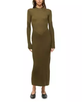 STAUD Рамона Платье, зеленый