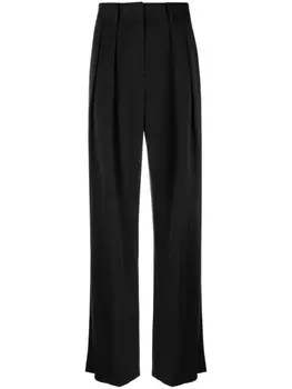 STAUD широкие брюки Luisa со складками, черный