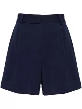 STAUD Шорты цвета меланжа, синий