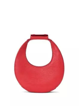 STAUD сумка Good Night с тиснением под кожу рептилии, красный