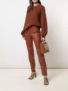 STAUD сумка на плечо Shirley размера мини, коричневый