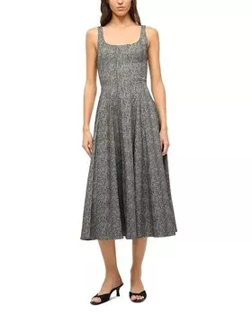 STAUD Уэллс Платье, серый