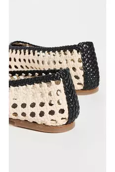 STAUD Женские балетки Nell, белый