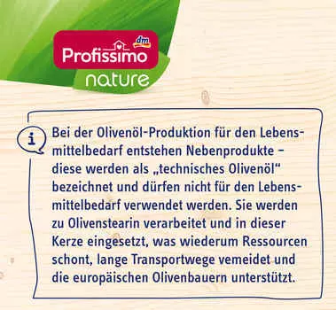 Стеариновая свеча в стакане бордо натуральная 1 шт. Profissimo