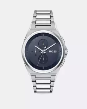 Steer Chrono 1514048 стальные мужские часы с хронографом Boss, серебряный