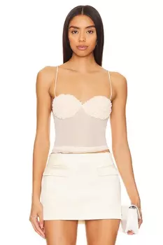 Стеф прозрачный топ Lovers And Friends, бежевый