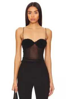 Стеф прозрачный топ Lovers And Friends, черный