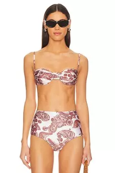 Стефания топ Faithfull The Brand, цвет alessia paisley